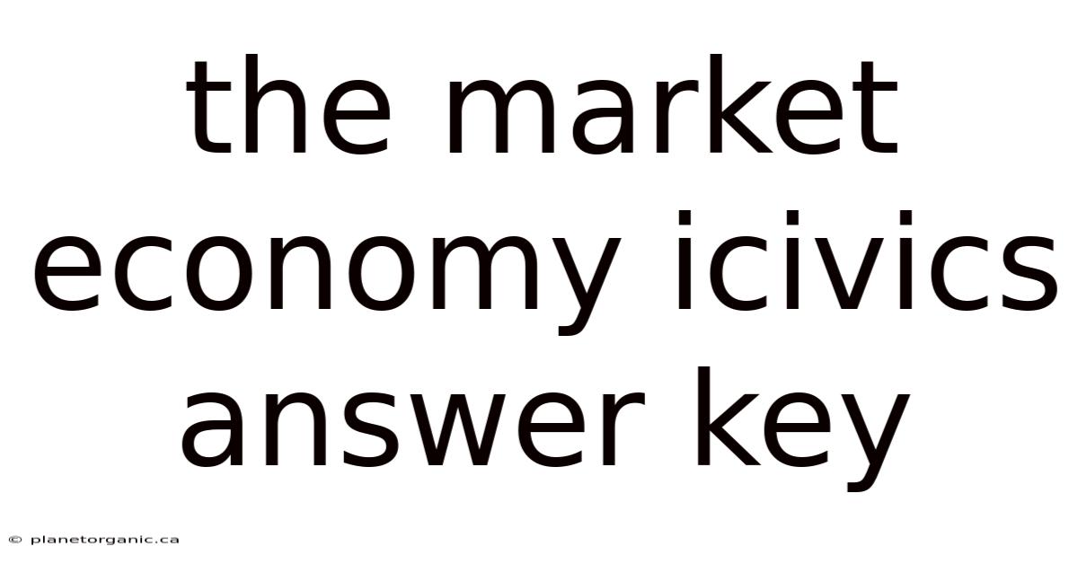 The Market Economy Icivics Answer Key